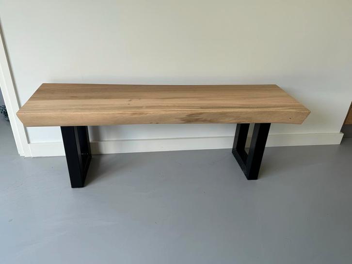 Suarhouten Banken/Sidetables - Set van 2, Huis en Inrichting, Stoelen, Zo goed als nieuw, Twee, Hout, Bruin, Ophalen