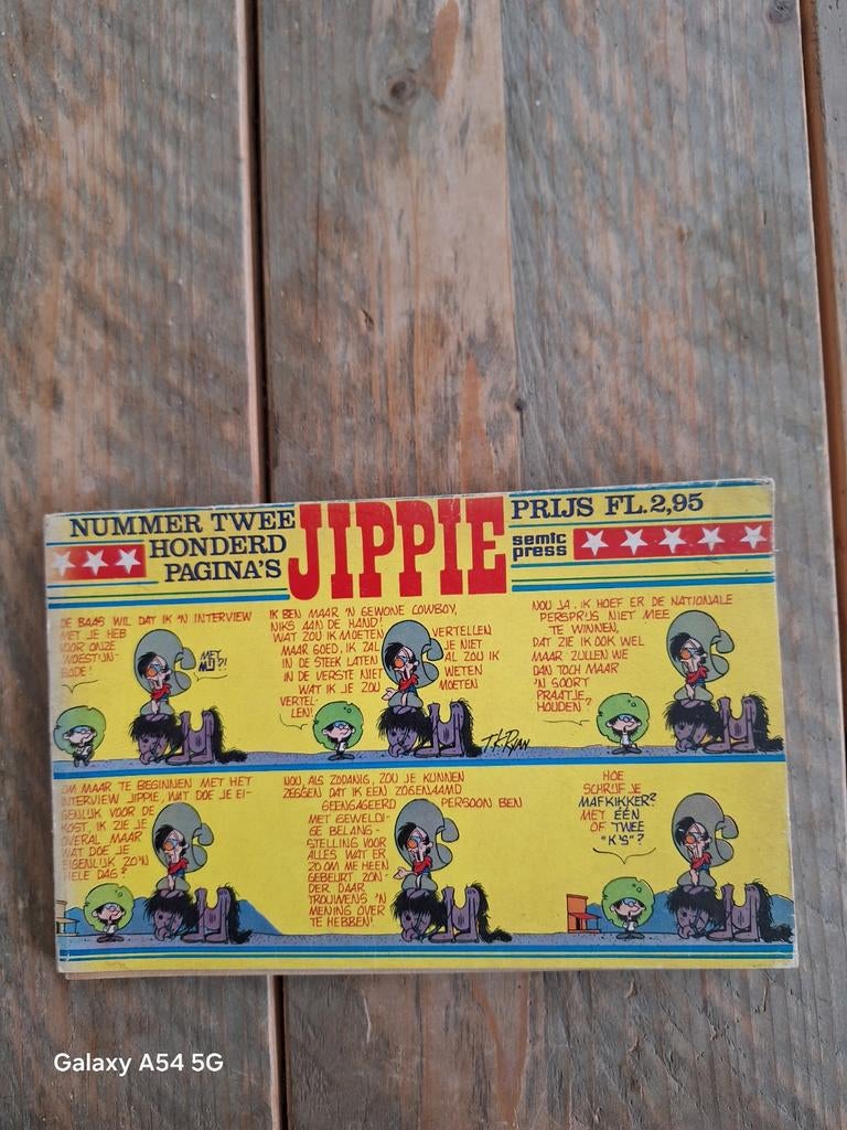 Jippie! Stripboek - Nr. 2, Eén stripboek, Ophalen of Verzenden, Gelezen, Tjeerd