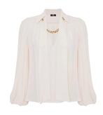 ELISABETTA FRANCHI BLOUSE, Kleding | Dames, Maat 38/40 (M), Beige, Gedragen, Elisabetta Franchi