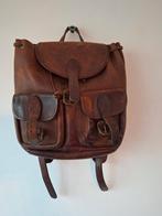 Vintage leren rugtas, Overige merken, Gebruikt, 25 tot 40 cm, Ophalen of Verzenden