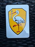 Emaille Taxi Den Haag deurpostje / bordje. NOS, Verzamelen, Ophalen of Verzenden, Gebruikt, Reclamebord