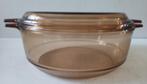 Vintage PYREX Vision Corning France schaal met deksel, Ophalen of Verzenden, Gebruikt, Glas, Overige typen
