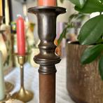 Kandelaar messing & metaal vintage, Ophalen of Verzenden, Overige materialen