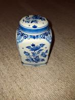 Porceleyne Fles delfts blauw theebusjs, Ophalen of Verzenden