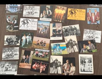 GEZOCHT! Fotokaarten van bands of artiesten van vroeger beschikbaar voor biedingen