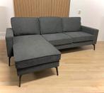 Antraciet Linnen hoekbank Bankstel Eiland Links of Rechts, Ophalen, Hoekbank, Nieuw, Japandi industrieel landelijk modern compacte bank kleine bank