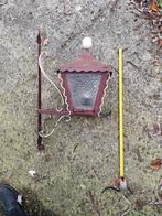 Vintage oude buitenlamp, Tuin en Terras, Buitenverlichting, Ophalen, Gebruikt, Wandlamp, Netvoeding