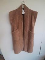 Nieuwe Teddy camelkleur bruin lang gilet - Maat S/M, Kleding | Dames, Truien en Vesten, Bruin, Pescara, Nieuw, Ophalen of Verzenden