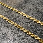 14k gouden rope ketting schakel italy, Sieraden, Tassen en Uiterlijk, Kettingen, Ophalen of Verzenden, Nieuw, Goud