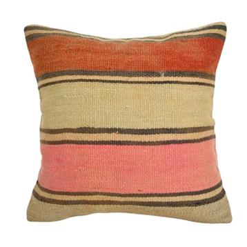 Kelimkussen vintage 45x45 roze roest  beschikbaar voor biedingen