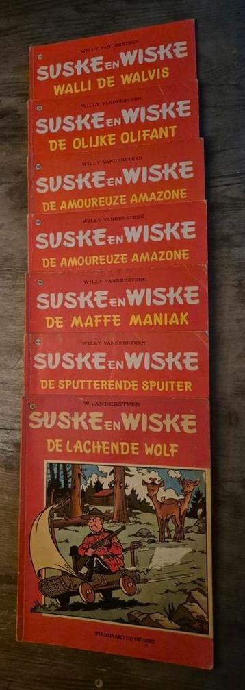 7x Suske en Wiske 1ste druk tussen 148 en 172 beschikbaar voor biedingen