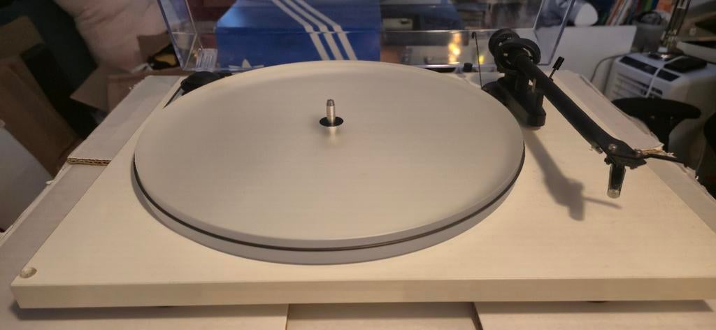 Project platenspeler met SuperOM 30 acryl plateau, kurkmat,., Ophalen of Verzenden, Zo goed als nieuw, Overige merken