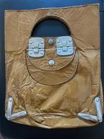 Handtas, lakleer, camelkleurig, jaren 70, Ophalen of Verzenden, Overige typen