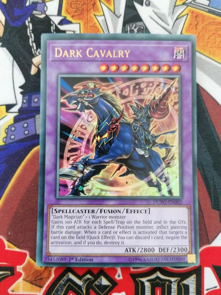 Dark Cavalry - Ultra Rare DUPO - Yu-Gi-Oh, Hobby en Vrije tijd, Verzamelkaartspellen | Yu-gi-Oh!, Ophalen of Verzenden, Zo goed als nieuw