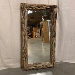 Spiegel – driftwood, drijfhout - 150 x 80 cm - Bij TTM Wonen, Huis en Inrichting, Woonaccessoires | Spiegels, TTM Wonen, TTM Wonen