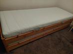 IKEA - UTÅKER Stapelbaar bed met 2 matrassen 80X200, Huis en Inrichting, Ophalen, Wit, Tweepersoons, Zo goed als nieuw