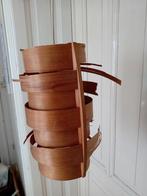 Originele seventies design vintage hanglamp in slechte staat, Ophalen of Verzenden, Zo goed als nieuw, Metaal, Minder dan 50 cm