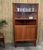 Hoekkast, mooie Deense designer !, Ophalen, Glas, 100 tot 150 cm, X