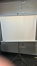 Diascherm afmetingen bxh 125x90 cm, Audio, Tv en Foto, Ophalen, Handmatig, Gebruikt