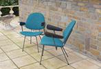2 x Kembo Rietveld Stoelen Fauteuils Vintage Jaren 50 60 70, Huis en Inrichting, Stoelen, Ophalen, Gebruikt, Metaal, Eén