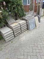 tuin tegels, Tuin en Terras, Ophalen, Gebruikt, 10 m² of meer, Beton
