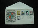 FDC E46, Kinderzegels 1960, met gewist adres en open klep., Verzenden, Onbeschreven, Nederland