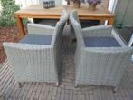 Kees Smit Intenso Borno graphite 4x diningstoel tuinstoel, Tuin en Terras, Tuinsets en Loungesets, Ophalen, 4 zitplaatsen, Gebruikt