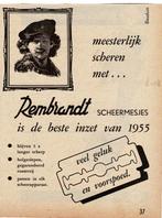 REMBRANDT SCHEERMESJES Is de beste inzet van 1955, Verzenden, Zo goed als nieuw, Overige typen