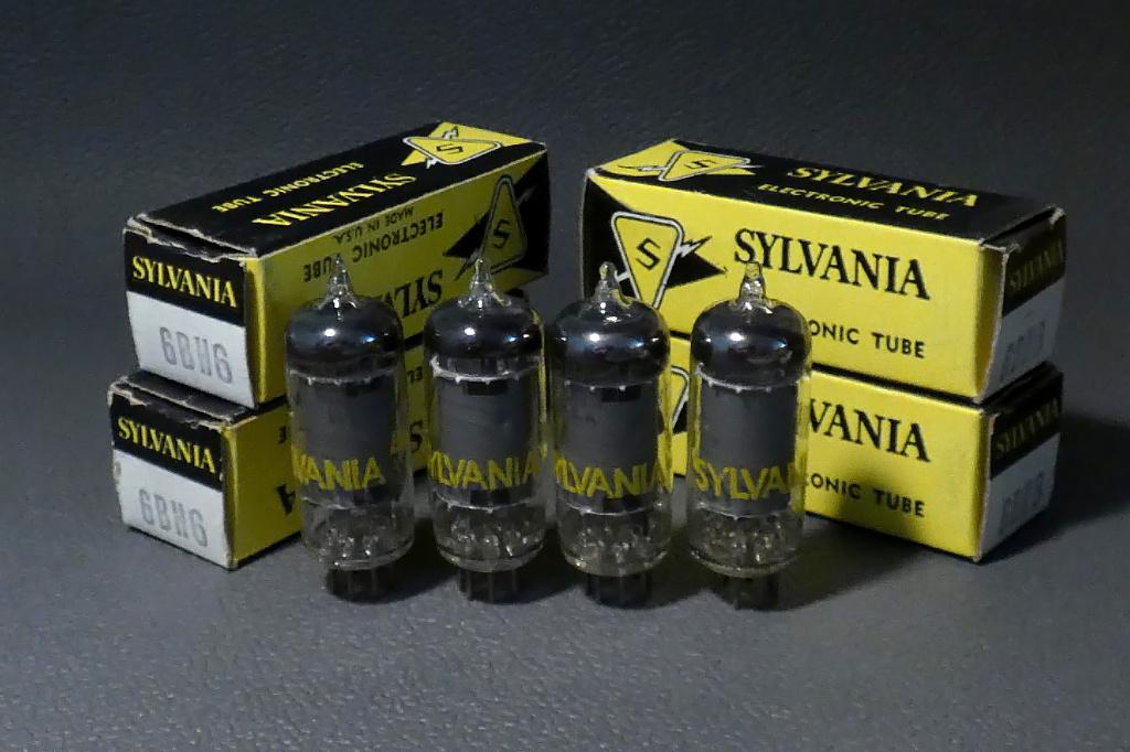 4x 6BH6 / E90F Sylvania NOS, Ophalen of Verzenden, Zo goed als nieuw, Zender en Ontvanger