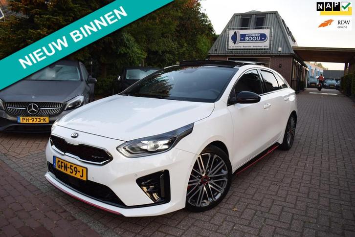 Kia ProCeed 1.6 T-GDI GT 204 PK AUTOM PANO DAK/ADAP CRUISE/N, Auto's, Kia, Bedrijf, Te koop, (Pro) Cee d, ABS, Achteruitrijcamera