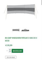 Bo-Camp Windscherm 3-vaks - Lichtgewicht, Caravans en Kamperen, Ophalen of Verzenden, Zo goed als nieuw