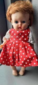 Antieke(soft) pop 30cm Bieden, Ophalen of Verzenden, Gebruikt, Pop