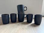 Zusss zwart servies kopjes mokken, Huis en Inrichting, Ophalen, Zo goed als nieuw, Overige stijlen, Kop(pen) en/of Schotel(s)