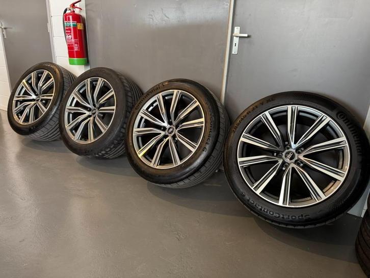 Audi Q8 SQ8 4M 21 inch velgen org + zomerbanden Continental, Auto-onderdelen, Banden en Velgen, Banden en Velgen, Zomerbanden