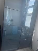 Strakke Schuifdeurkast Rookgrijs Hoogglans - Nieuwegein, Huis en Inrichting, Ophalen, Overige materialen, 200 cm of meer, 150 tot 200 cm