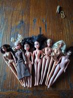 Lot vintage poppen, Barbie en Fleur, Barbie, Gebruikt, Onbekend, Mattel/onbekend