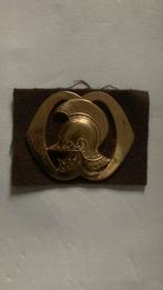 Baretembleem Genie, Verzamelen, Ophalen of Verzenden, Landmacht, Nederland, Embleem of Badge