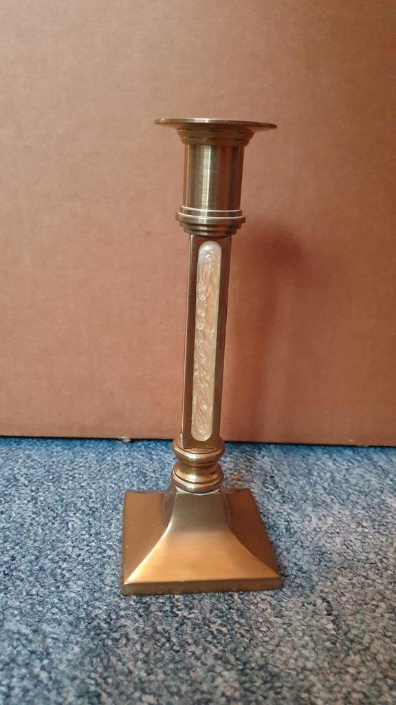 Koperen Kaarsen Standaard, Antiek en Kunst, Antiek | Kandelaars, Koper of Brons, Ophalen