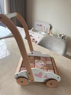 Blokkenkar loopkar loopwagen LABEL LABEL, Kinderen en Baby's, Speelgoed | Houten speelgoed, Ophalen of Verzenden, Zo goed als nieuw