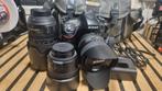Nikon d610 fullframe set met 3 lenzen., Ophalen, Spiegelreflex, Zo goed als nieuw, Nikon