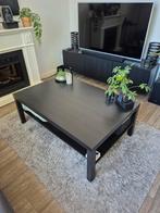 Zwarte salontafel, Huis en Inrichting, Ophalen, Gebruikt, 100 tot 150 cm, 50 tot 100 cm