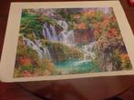 puzzel waterfalls Plitvice Croatia 1000 stukjes, Gebruikt, Ophalen of Verzenden, 500 t/m 1500 stukjes, Legpuzzel