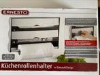 ERNESTO Keukenrolhouder RVS/ Kunststof. Nieuw in doos., Huis en Inrichting, Keuken | Keukenbenodigdheden, Ophalen of Verzenden