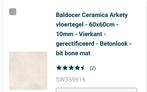 4 stuks Baldocer Vloertegel Bit Bone Mat 60x60, Doe-het-zelf en Verbouw, Tegels, Ophalen, 60 cm of meer, Keramiek, Nieuw