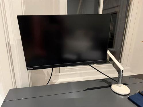 Lenovo Thinkvision 24” plus humanscale monitor arm, Computers en Software, Monitoren, Zo goed als nieuw, 60 Hz of minder, IPS