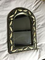 Vintage spiegel zilver been antiek, Verzenden, Rechthoekig