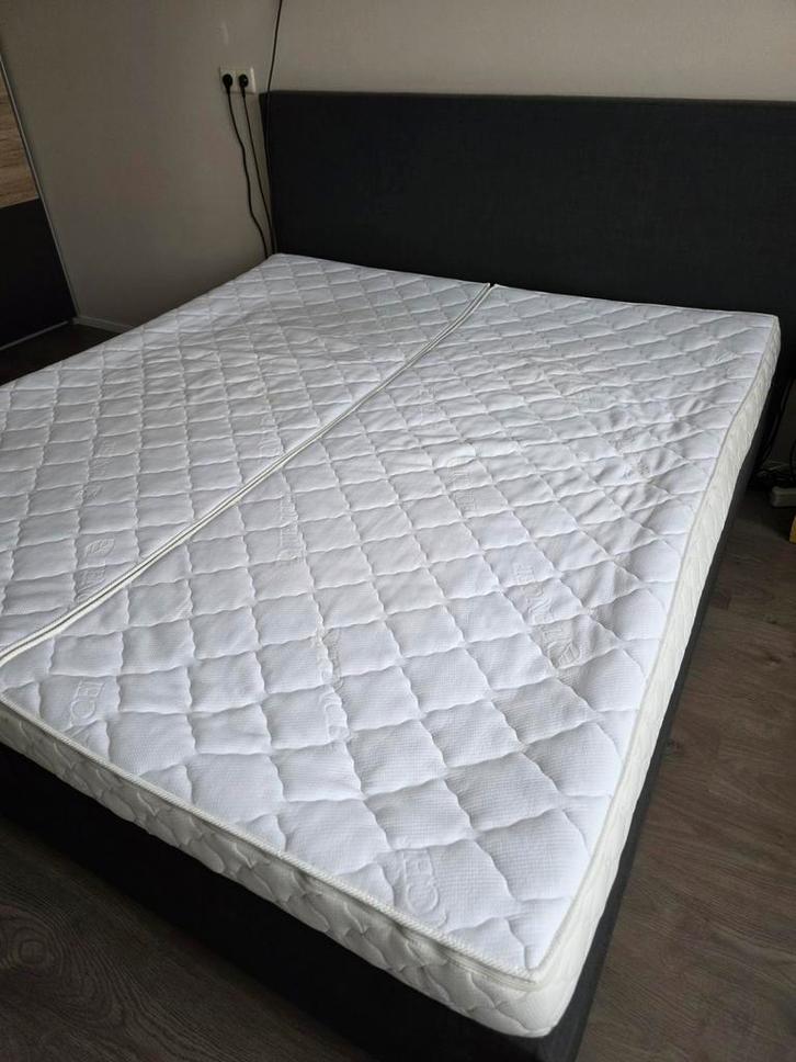 Waterbed, Huis en Inrichting, Slaapkamer | Waterbedden, Gebruikt, Duo-systeem, 180 cm, 200 cm, Tweepersoons, Gestabiliseerd, Ophalen