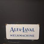 Alfa-Laval melkmachine Emaille bordje  langcat  Bussum, Ophalen of Verzenden