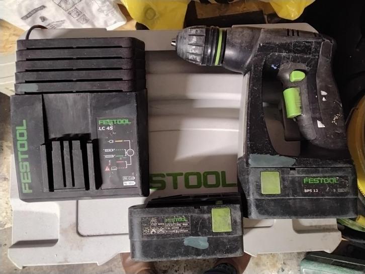 Festool BPS 12 schroefmachine, Doe-het-zelf en Verbouw, Gereedschap | Boormachines, Gebruikt, Boor- en Schroefmachine, Minder dan 400 watt