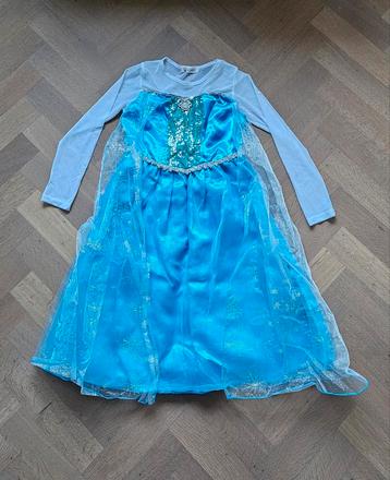 Frozen Elsa jurk, maat 140  beschikbaar voor biedingen